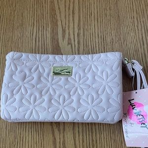 Betsey Johnson Light Pink Flower Wristlet